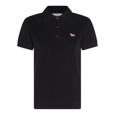 Maison Kitsuné White Piquet Polo Shirt
