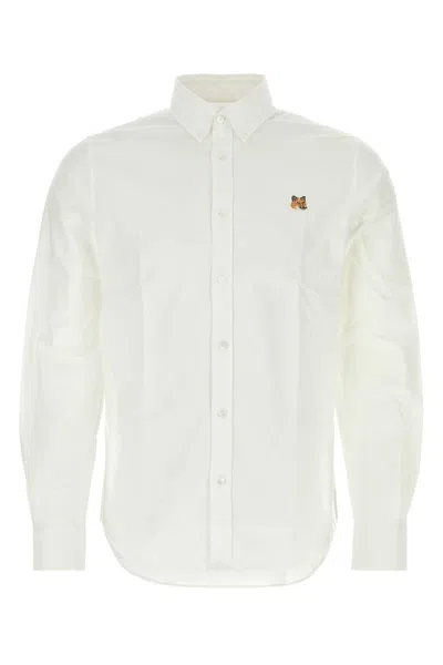 Maison Kitsuné White Poplin Shirt