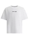Maison Kitsuné Maison Kitsune Line Handwriting Oversized T-shirt In White