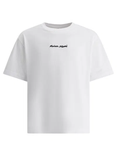 MAISON KITSUNÉ MAISON KITSUNÉ LOGO EMBROIDERY T-SHIRT
