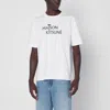 Maison Kitsuné White T-shirt With Logo Print In White