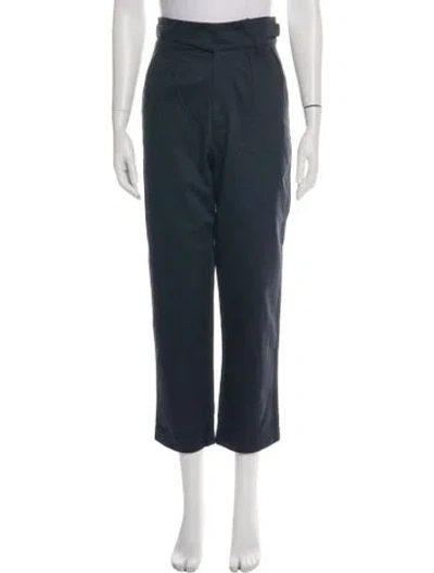 Pre-owned Maison Kitsuné Wide Leg Pants W/ Tags In Blue