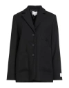 Maison Kitsuné Texturierter Blazer In Black