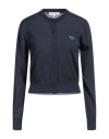 Maison Kitsuné Baby Fox Patch Regular Cardigan-s Nd Maison Kitsune Female In Blue