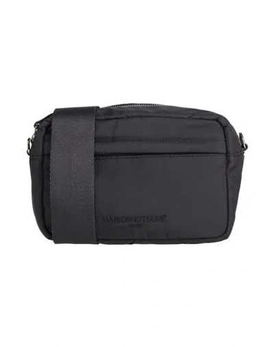 Maison Kitsuné Woman Cross-body Bag Black Size - Polyamide