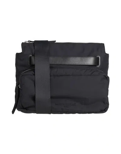 Maison Kitsuné Woman Cross-body Bag Black Size - Polyamide, Calfskin