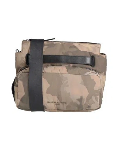 Maison Kitsuné Woman Cross-body Bag Military Green Size - Nylon