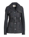 Maison Kitsuné Woman Denim Outerwear Blue Size Xs Cotton In Black