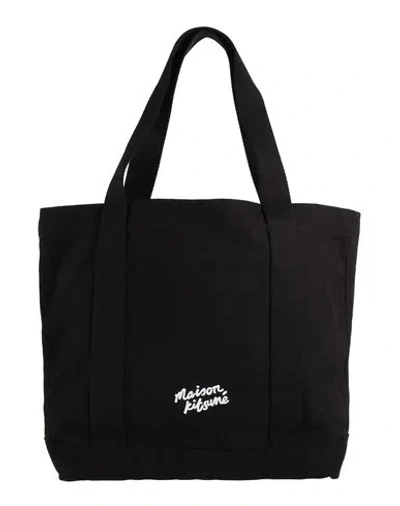 Maison Kitsuné Woman Handbag Black Size - Cotton