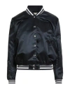 Maison Kitsuné Woman Jacket Midnight Blue Size L Polyamide In Blue