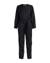 Maison Kitsuné Woman Jumpsuit Navy Size 8 Virgin Wool In Black