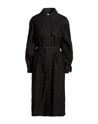 Maison Kitsuné Woman Midi Dress Black Size 8 Cotton
