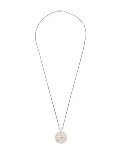 Maison Kitsuné Woman Necklace Silver Size - Metal