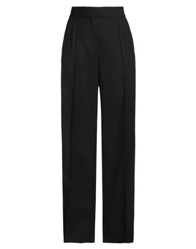 Maison Kitsuné Woman Pants Black Size 8 Polyester, Wool