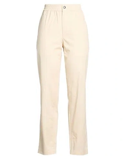 Maison Kitsuné Woman Pants Cream Size 6 Cotton In Neutral