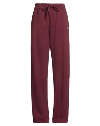 Maison Kitsuné Woman Pants Garnet Size S Cotton In Red