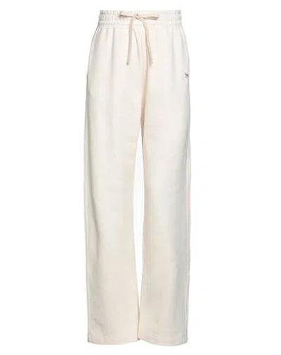 Maison Kitsuné Woman Pants Ivory Size Xxs Cotton In White