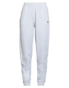 Maison Kitsuné Woman Pants Light Grey Size S Cotton In White
