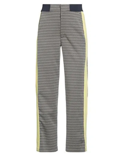 Maison Kitsuné Woman Pants Navy Size M Polyester, Cotton, Nylon, Elastane In Gray