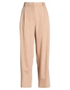 Maison Kitsuné Woman Pants Sand Size 8 Wool, Viscose In Brown