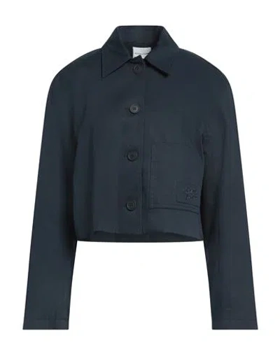 Maison Kitsuné Woman Jacket Navy Size S Paper