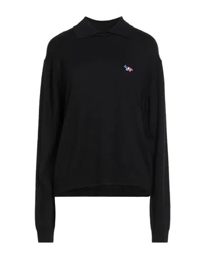 Maison Kitsuné Woman Sweater Black Size M Virgin Wool