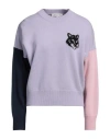 MAISON KITSUNÉ MAISON KITSUNÉ WOMAN SWEATER LILAC SIZE XS WOOL