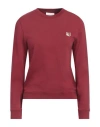Maison Kitsuné Fox Head Patch Sweatshirt In Red