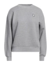 Maison Kitsuné Bold Fox Head Patch Comfort Sweatshirt In Grey