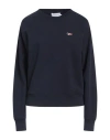 Maison Kitsuné Embroidered-logo Sweatshirt In Blue