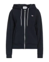 Maison Kitsuné Woman Sweatshirt Navy Blue Size Xl Cotton In Navy Blue