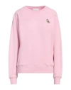 Maison Kitsuné Woman Sweatshirt Pink Size M Cotton In Pink