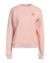 Maison Kitsuné Bold Fox Head Patch Sweatshirt In Pink