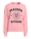 Maison Kitsuné Pink Hotel Olympia Edition Varsity Sweatshirt In Pink