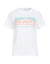 Maison Kitsuné Woman T-shirt White Size Xs Cotton In Gray