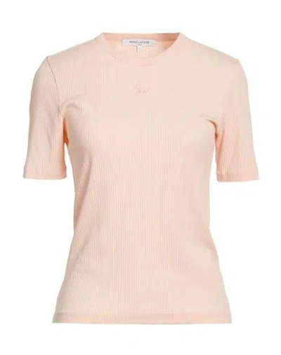 Maison Kitsuné Woman T-shirt Blush Size M Lyocell, Cotton, Elastane In Pink