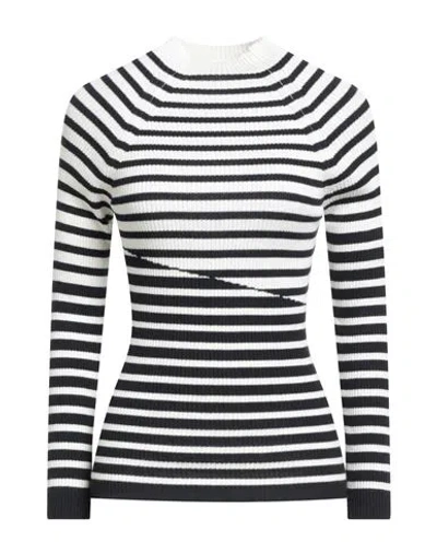Maison Kitsuné Woman Turtleneck Midnight Blue Size M Cotton