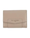 Maison Kitsuné Woman Wallet Taupe Size - Leather In Gray
