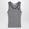 Maison Kitsuné Navy Blue Bold Fox Head-patch Tank Top