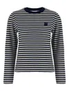 Maison Kitsuné Bold Fox Head Sweaters And Cardigans Blue In Blue