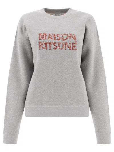 MAISON KITSUNÉ MAISON KITSUNÉ "WOODLAND ALPHABET" SWEATSHIRT