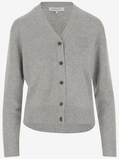 Maison Kitsuné Sweaters In Grey