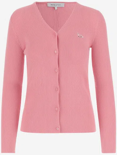 Maison Kitsuné Wool And Cotton Cardigan