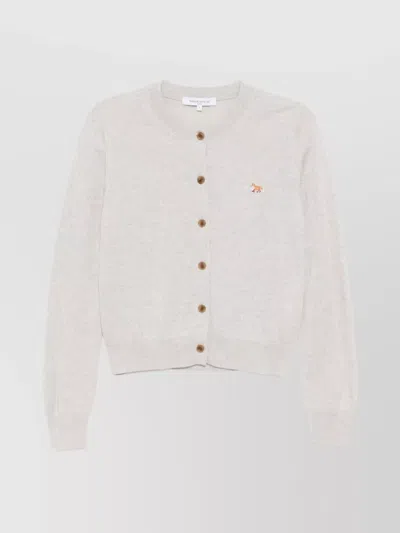 MAISON KITSUNÉ WOOL BABY FOX CARDIGAN