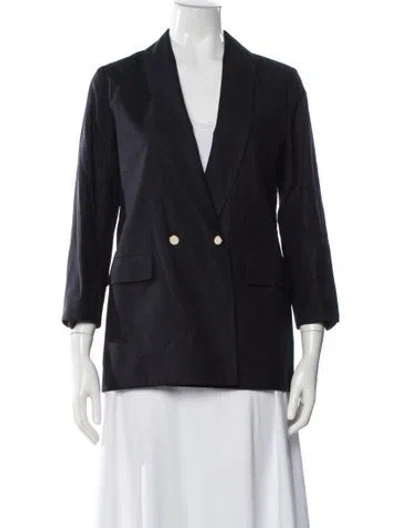 Pre-owned Maison Kitsuné Wool Blazer In Blue