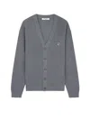 Maison Kitsuné Bold Fox Head Patch Comfort Ribbed Cardigan