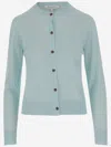 Maison Kitsuné Maison Kitsune' Wool Cardigan With Fox Patch