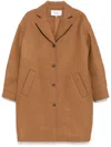 Maison Kitsuné Wool Coat In Neutrals