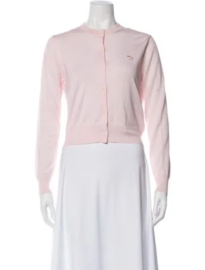 Pre-owned Maison Kitsuné Wool Jacket In Pink