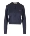 Maison Kitsuné Baby Fox Patch Regular Cardigan-s Nd Maison Kitsune Female In Black